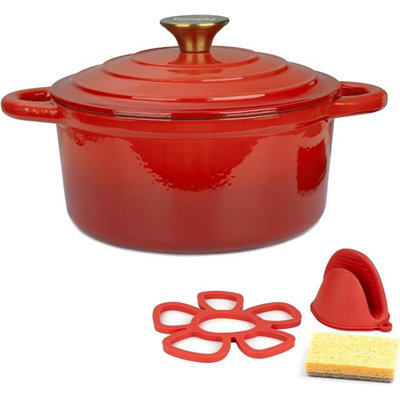 4 - Piece Cast Iron Cookware Set