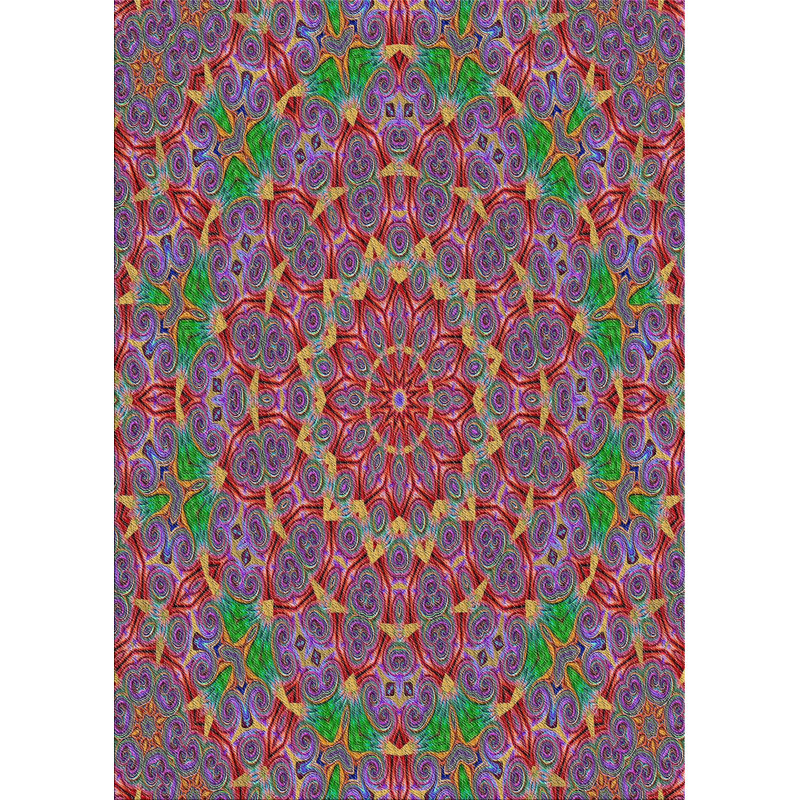 Wool Abstract Indoor Rug