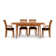 Sarah 4 - Person Solid Wood Top Four Leg Dining Set