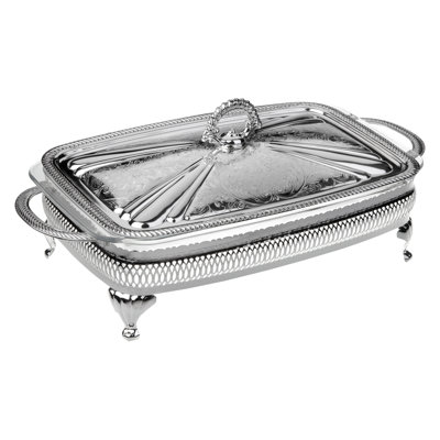 Queen Anne Rectangle Glass Casserole
