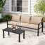 3 Seater Outdoor Sofa with Coffee Table-907470097