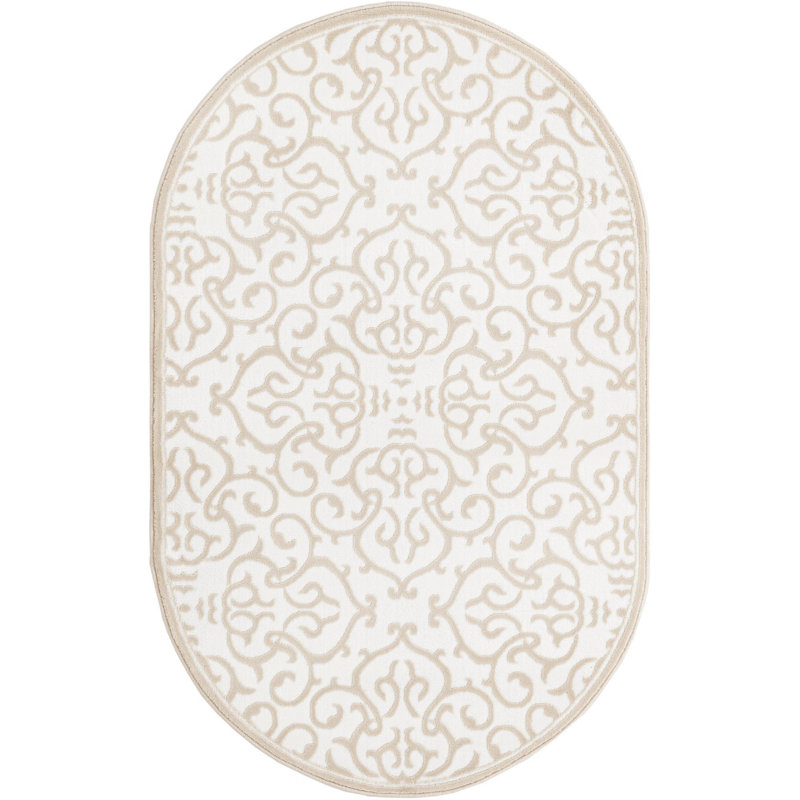 Whitting Oriental Indoor Rug, Oval 3'3" x 5'3"