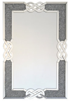 Darrion Glass Flat Wall Mirror