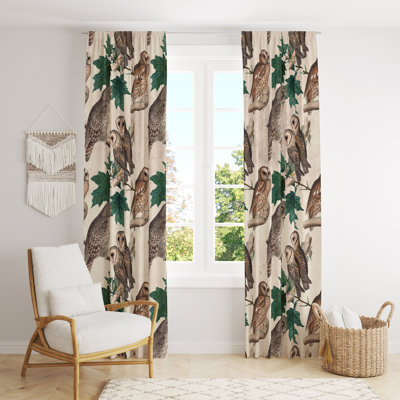 Semi Sheer Curtain Pair