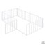 Structure de lit en métal avec clôture et porte-530300570-530300569