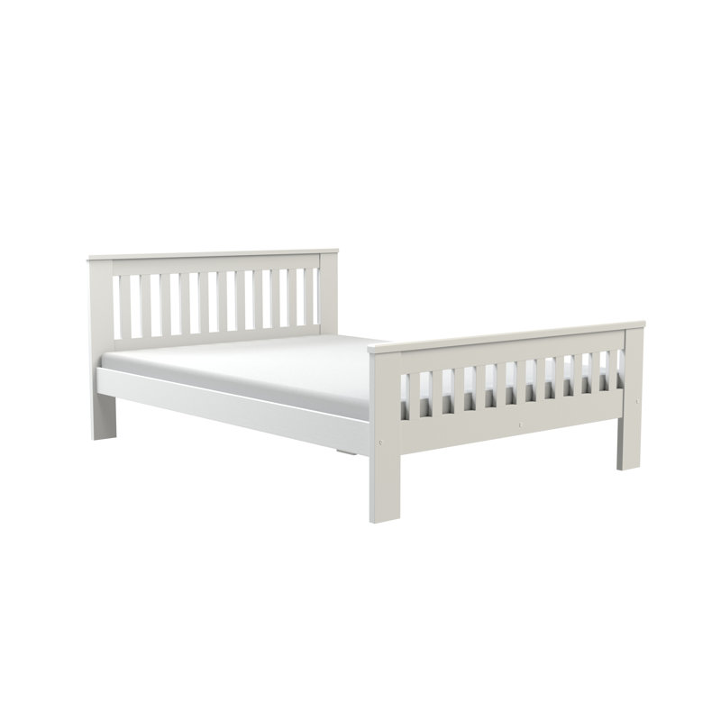 Commodore Bed, European Double (140 x 200cm), White
