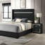 Mobilier de chambre à coucher moderne moderne 1pc 2 tiroirs Glam
