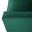 Fauteuil club en velours vert