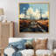 «Alytic Dessin of A Power Lines », art mural sur toile-97189457-134125891