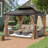 Aluminum Patio Gazebo Permanent Hardtop Gazebos-87169649-89659371