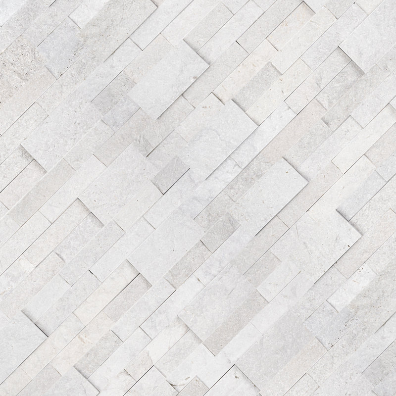 Stonecrest 6 in. x 24 in. Split Face Natural Stone Ledger Panel Wall Tile, Nordel Slate