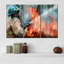 Abstrait pompier mural, reproduction d'art sur toile-92895858