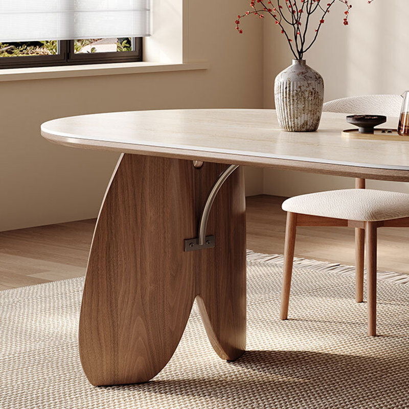 Table de salle à manger haut de gamme française, 7 pièces : table, 6 chaises, 29.52"H x 70.86"L x 31.49"W