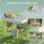 Outdoor Table Cooler,White Folding Ice Cooler Table-1354765998
