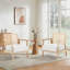 Chaise d'appoint rembourrée 28 po pour salon-127586428