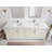 Aberdeen 84'' Double Bathroom Vanity with Quartz Top-115357187-115357188