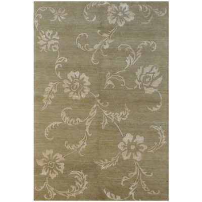 Wool Floral Indoor Rug
