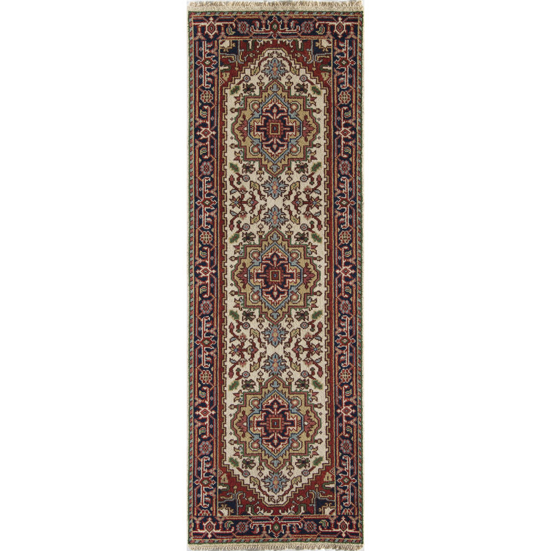Tapis transitionnel Royal Heriz, Tapis de couloir 2 pi 6 po x 12 pi