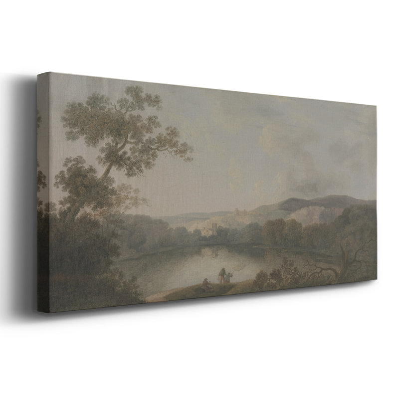 Série paysage - CCCCXCV III - Toile tendue avec châssis - Prêt à être accroché, H 12 po x l 30 po