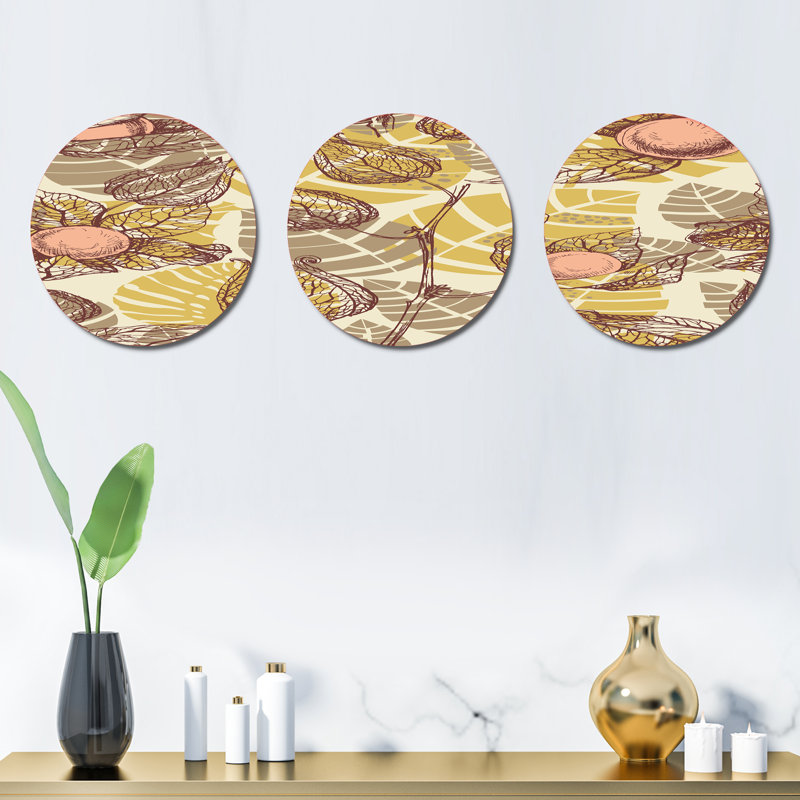 Ensemble de 3 décorations murales