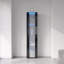Armoire latérale avec lampe à bande en aluminium, avec grand espace de rangement
