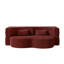 Canapé-lit moderne de 78,7 po avec 2 coussins pour le salon à petit pas, canapé-lit convertible en tissu rembourré de mousse, matelas pliant, aucun assemblage requis-1241303053
