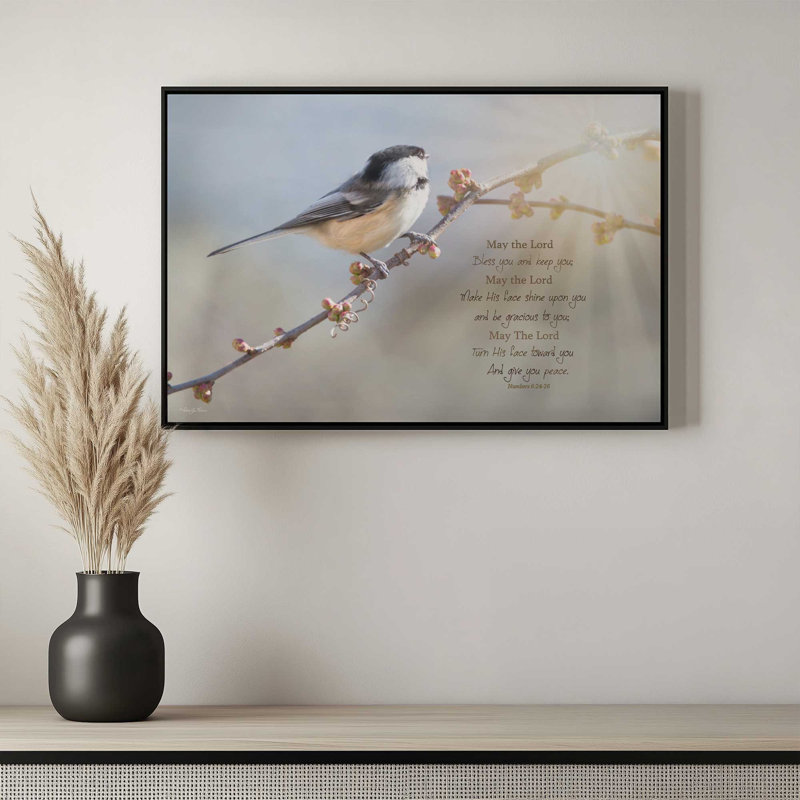 «Bless You and Keep You» par Robin-Lee Vieira, reproduction d'art, L 48 x H 32, Tanné, Toile avec cadre