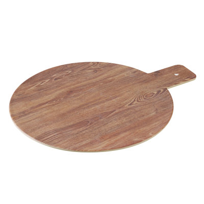 Yanco Wood And Banboo Look Tray Melamine Cheese Board
