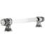 Cache double crystals 6 inch center to center acrylic pull in finish Chalice-1623401686