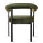 Ensemble de salle à manger à piédestal 5 pièces avec chaises rembourrées Jakie-1809882910
