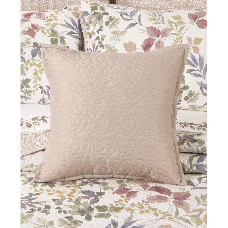 Coussin décoratif rose matelassé 16 po Rosewood