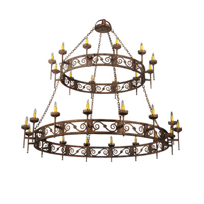 Rustic Lodge 16 - Light Chandelier