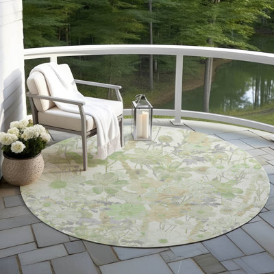 Tapis vert intérieur / extérieur Ameliah 