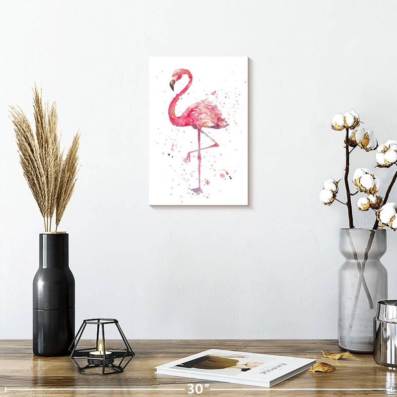 Brampt A Flamingo's Fancy, 12" H x 8" W