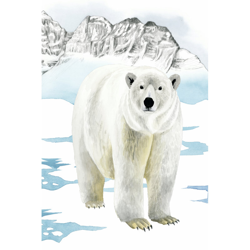 Arctic Animal II 1 Piece Wrapped Canvas Painting, 76cm H x 51cm W x 3.8cm D