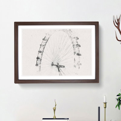 The London Eye London - Picture Frame Painting Print