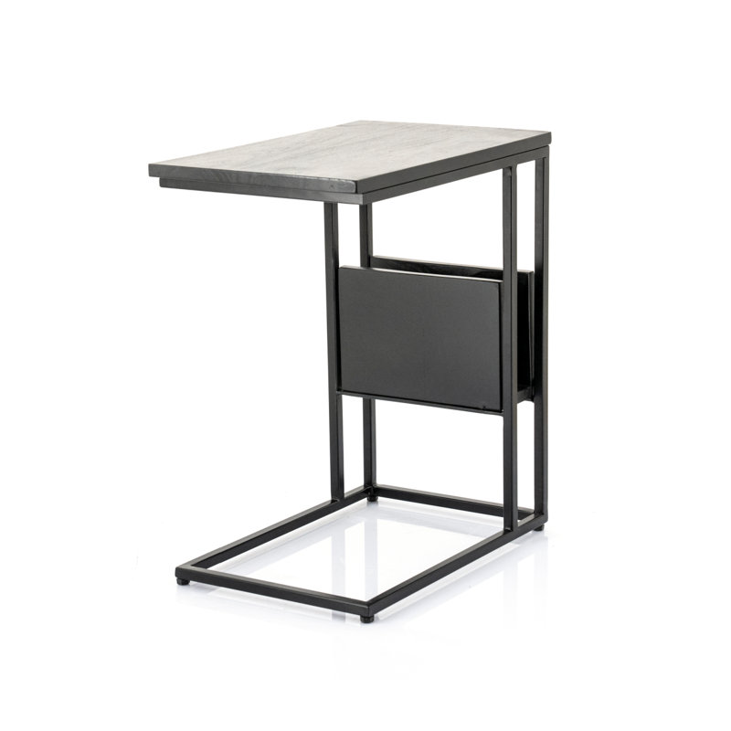Solid Wood Top End Table