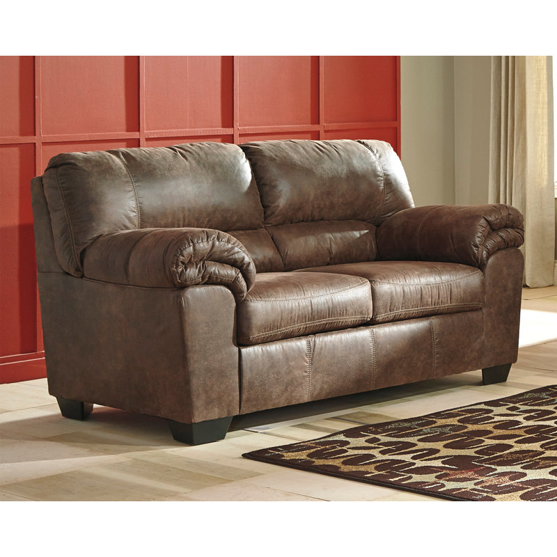 Antolin 69'' Upholstered Loveseat, Coffee