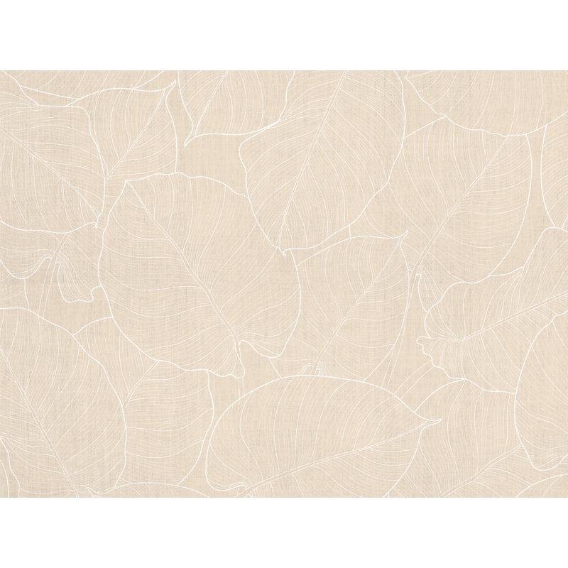 Berush Vinyl Machine Printed Area Rug, Rectangle 3'3.4" x 4'4.4"