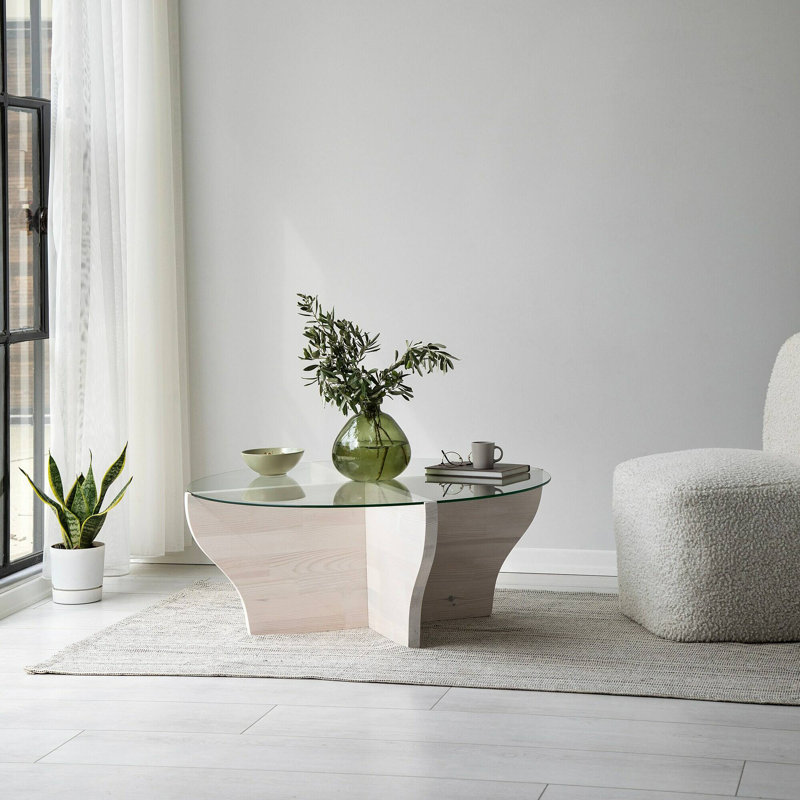 Chuhdary Coffee Table, White