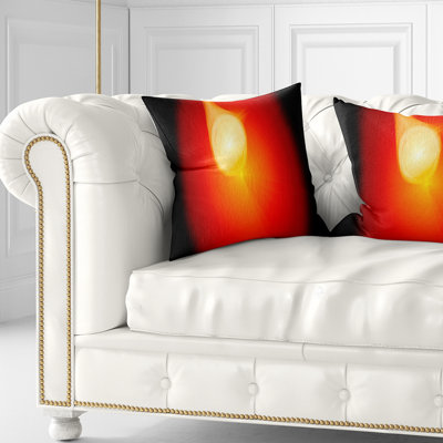 Abstract Glowing Misty Square Pillow Cover & Insert