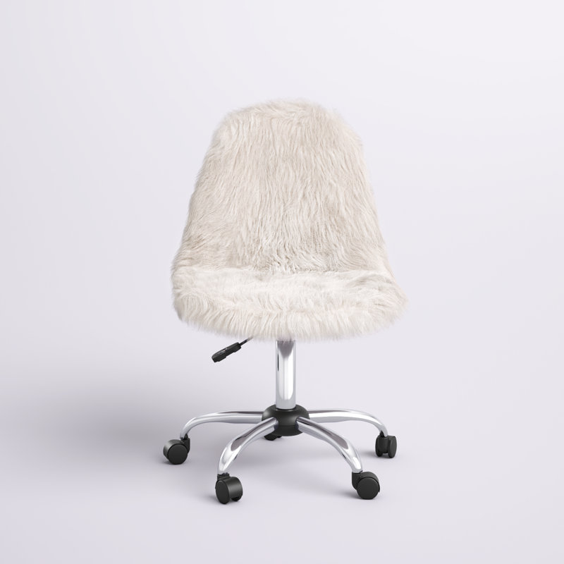 Chaise de bureau Sudhir, Blanc