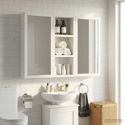 Wall Mounted Required Bathroom Cabinet