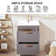 Ensemble de meuble-lavabo simple 24 po gris