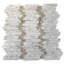 Statuary White Marble 13 in. x 10 in. Marble Tile