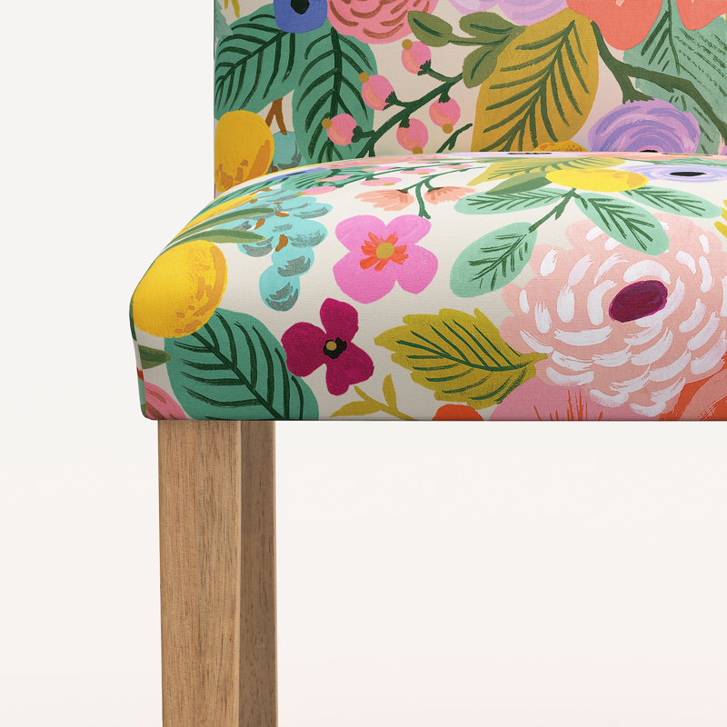 Rifle Paper Co. x Cloth & Company Lorraine Dining Chair, Rpc Garden Party Garden Linen