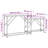vidaXL Nesting Console Tables Hallway Stand Behind Sofa 2 Pcs Engineered Wood-802145412