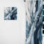 Blue And Grey Ethereal Elixir III - Abstract Velvet Curtain - 1 Panel-112761128