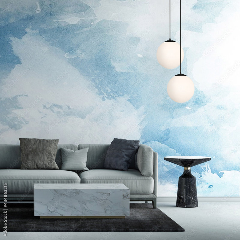 Luminaire suspendu sphère 1 lumière Arwa, Noir mat, H 11 po x l 10 po x P 10 po
