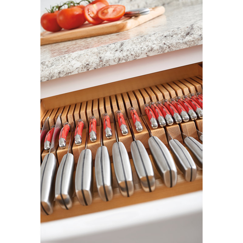 Organisateur de tiroir de cuisine à deux niveaux Rev-A-Shelf , Érable